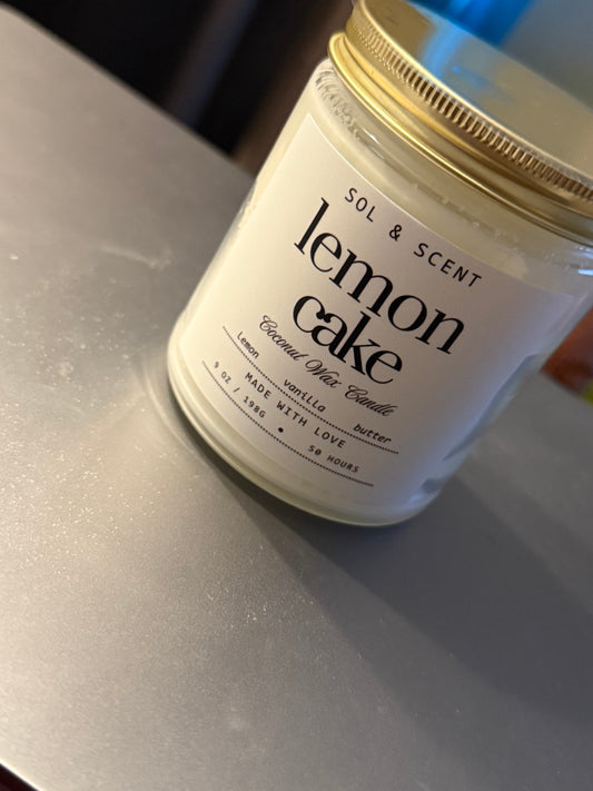 Lemon Cake Candle 9oz