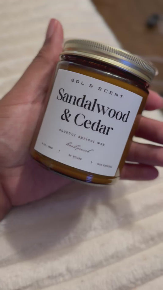 Sandalwood & Cedar Candle 9oz